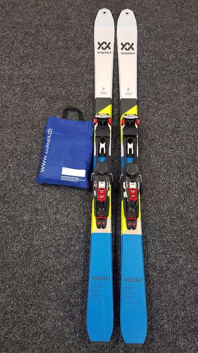 Ježdené skialpové lyže VOLKL VTA 80+ MARKER TOUR F10 + Stoupací pásy