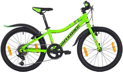 Detský bicykel Maxbike 20" zelený