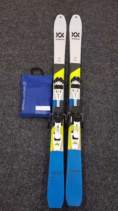 Ježdené  skialpové lyže VOLKL VTA 80+ DIAMIR SCOUT 11 + Stoupací pásy